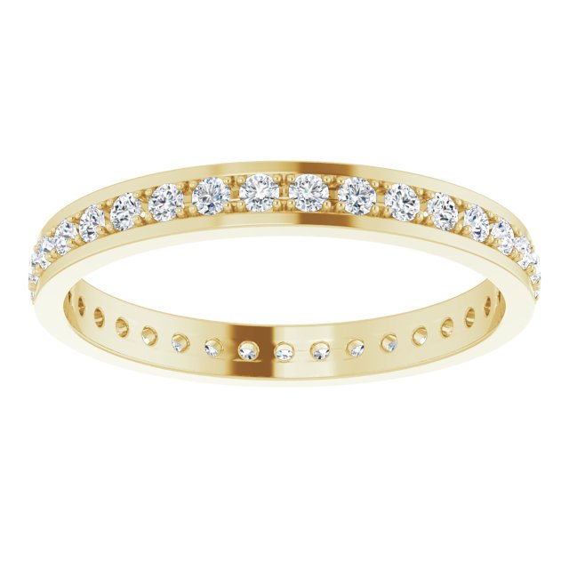 0.50 ct. Round Diamond Eternity Band-VIRABYANI